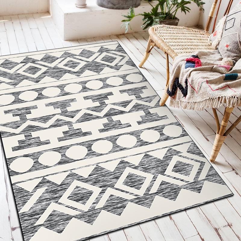 Moroccan Style Carpet Living Room Carpet Persian Vintage Tea Table Sofa Carpet Home Bedroom Bedside Carpet