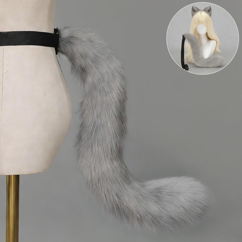 Plüsch-Katzenohren-Haarreif Realistische Tierohren Haarband Neues flauschiges Katzenohren- und Schwanz-Set Haaraccessoires