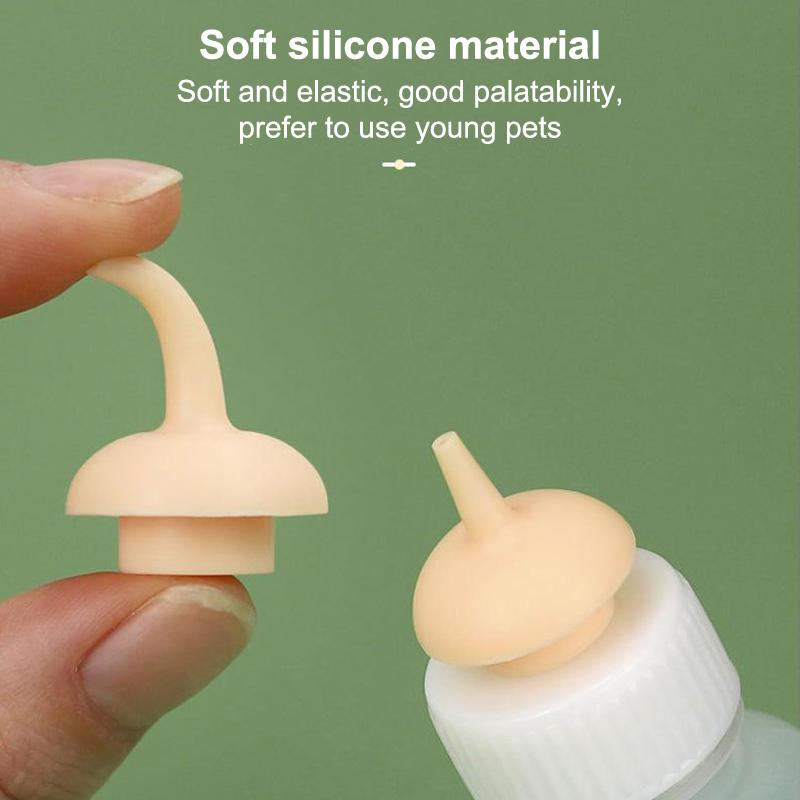Biberon pentru animale de companie, biberon pentru pisoi, biberon pentru biberon, poate stoarce lapte lichid, biberon pentru alăptare, pentru câini născuți, pui, iepuri, hamster, pisică