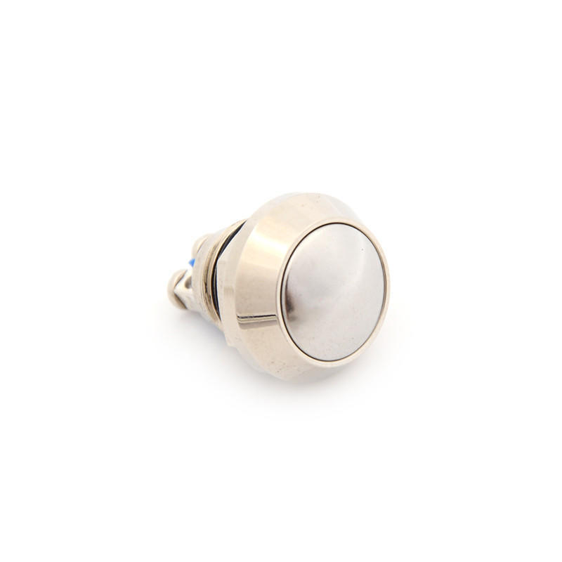 Sale Domed Waterproof Metal 12Mm Momentary Push Button Switch