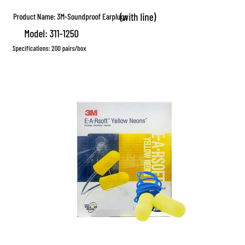 3M Corded Foam Earplugs
