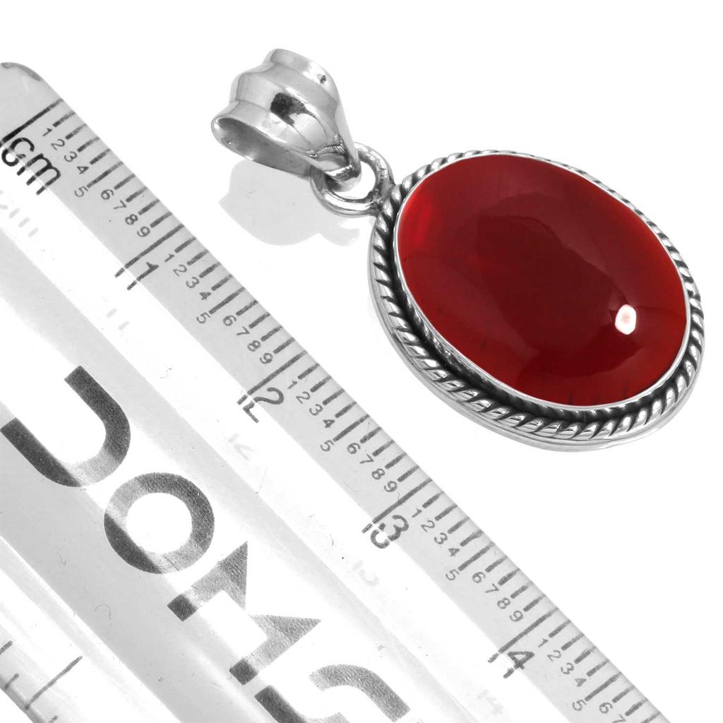 925 Sterling Silver Pendant Women Gemstone Handmade Jewelry Engagement Gift Amber Amethyst Black Onyx Carnelian Garnet Quartz Green Onyx Gold Stone