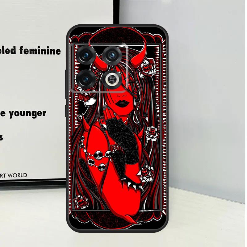 Devil Woman For OnePlus Nord CE 5 2 3 4 Lite N20 N30 Case For OnePlus 15 13 12 11 10 Pro 10T 12R 13R 13T