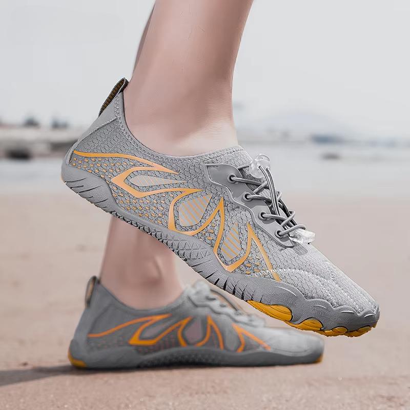 Men Barefoot Beach Wading Shoes Quick Drying Outdoor Aqua Shoes for Surfing Fishing Women Breathable Water Sports Shoes Non-slip