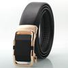 Hong Sheng Frosted Auto-Buckle Edge-Sealed Cowhide Belt Set - Classic Business Casual Men's Trend