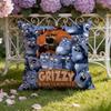 Federa Cuscino G-Grizzly e L-Lemming Copricuscino Doppia Scena per Casa e Auto: Reversibile per un Comfort Premium