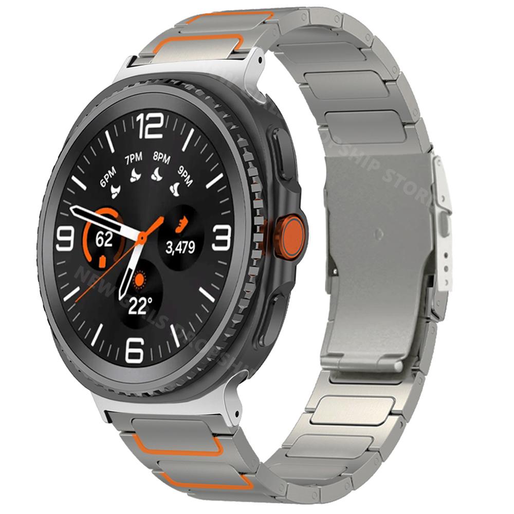 Titanium Wrist Band for Samsung Galaxy Watch 8 Classic 46mm 8 44mm 40mm Luxury Business Strap for Samsung Galaxy Ultra 47mm