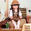 56cm Reborn Simulation Barbie Baby Doll Gift Set - Soft Gel Toy for Girls