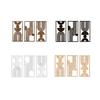 Artă de perete mare din lemn stil Boho Panou modern perforat Decor de perete boem Artă abstractă geometrică minimalistă pentru sala de mese living dormitor