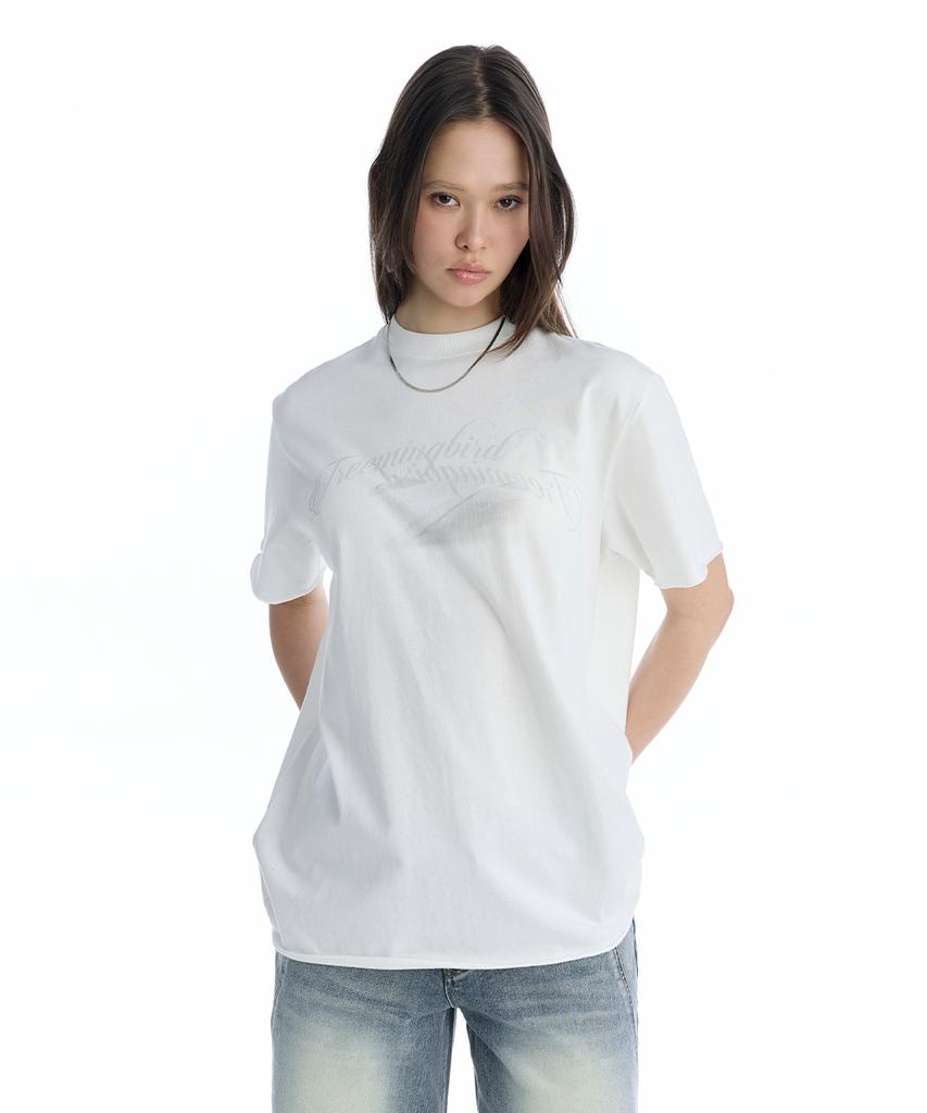 Teulimingbeodeu Desert Graphic T-Shirt [ White ]