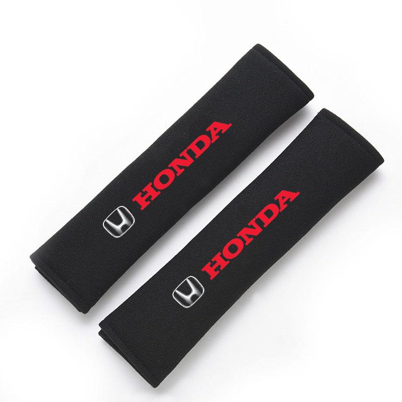 

Carbon fiber Car Seat Belt Pads Seat Shoulder Strap Pad Cover For Honda Fit Civic Accord 7 8 9 10 Pilot City Jazz CRV HRV