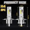 H4 LED Super Bright Headlights Bulb 3000000LM  Wireless Plug And Play Led Light for Car 6000K Spotlight Automobile Diode Lamp
