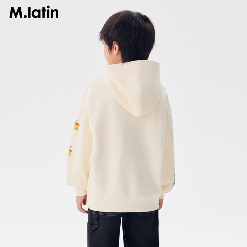 M.Latin Boys  Letter Print Hooded Sweatshirt 150