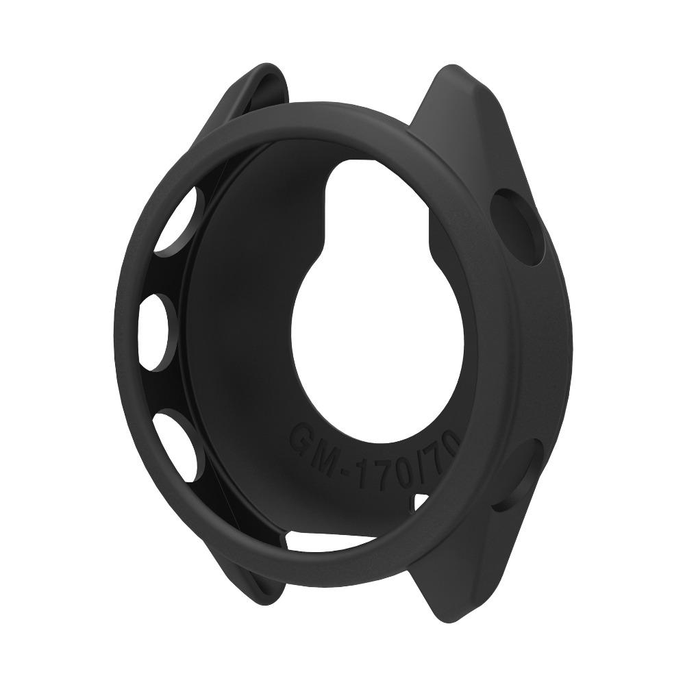Funda Protectora Suave de Silicona Para Reloj Inteligente Garmin Forerunner 70/170 Parachoques Resistente a Golpes y Arañazos Funda de Repuesto Accesorios para Reloj