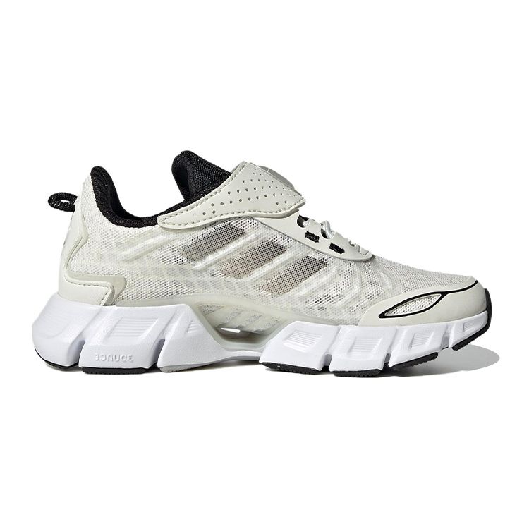 Adidas Durable Breathable Low-Top Kids Running Shoes Kids Running Shoes Gray White GZ4026