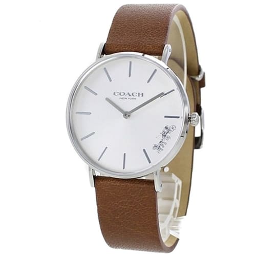 

Coach Women s Perry Leather Watch with Leather Strap 14503120
