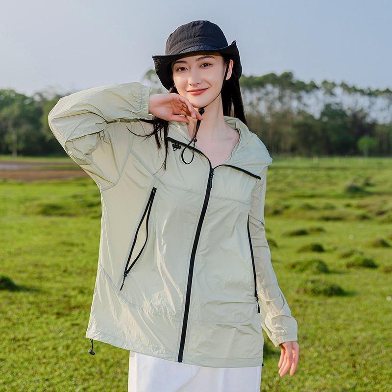 Sunscreen Clothing Men's and Women's Summer Outdoor UV Protection Sunscreen Clothing Ultra-thin Breathable Skin Clothing Men's Fishing Clothing