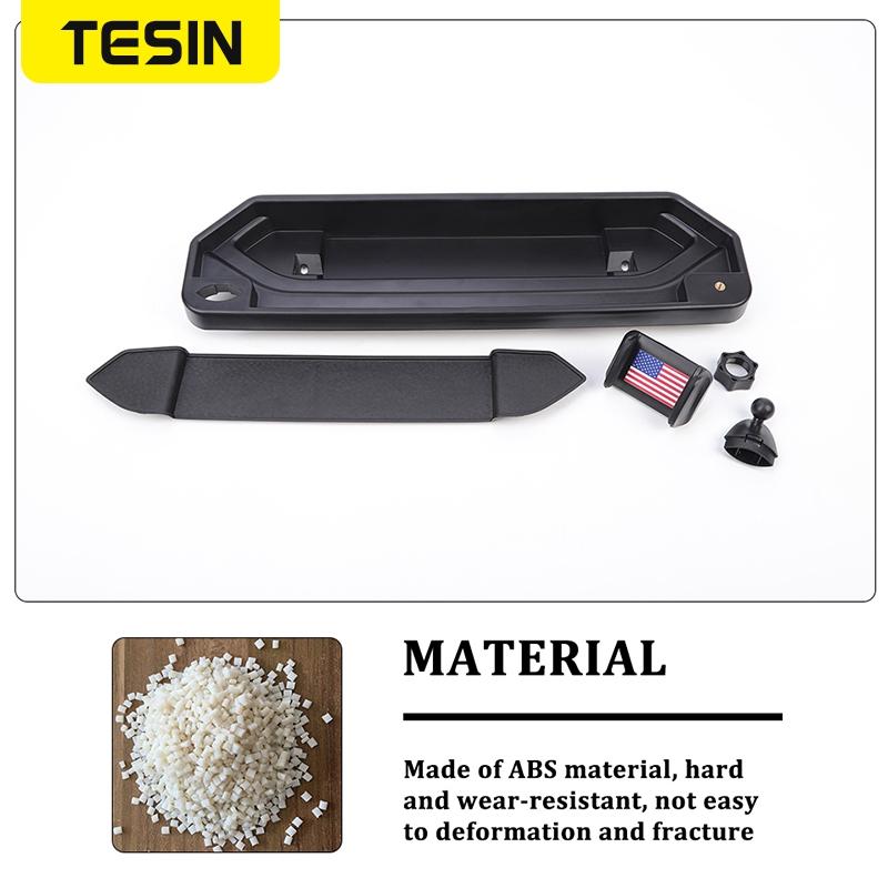 Mobile Phone Holder Storage Organizer Box Accessories For Jeep Wrangler JL Gladiator JT 2018    2022 Interoir