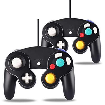 GameCube Controller 2-Pack Classic Wired Controller for GameCube and Wii Consoles, Nintendo Gamepad Joystick Remote