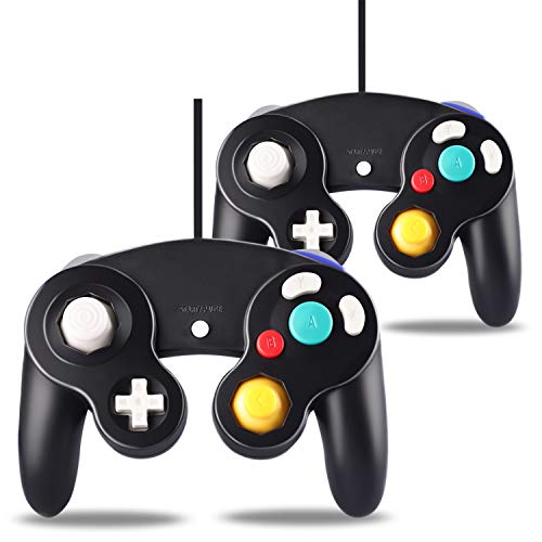 

GameCube Controller 2-Pack Classic Wired Controller for GameCube and Wii Consoles, Nintendo Gamepad Joystick Remote