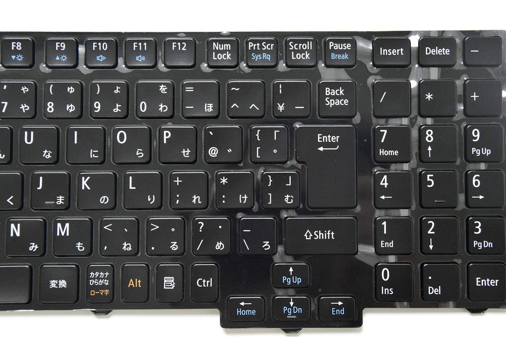 Japanese Keyboard for NEC LaVie LS150A, LS150B, LS150C, LS150D, LS150E, LS350A, LS350B, LS350C, LS350D, LS550A, LS550B, LS550C, LS550D, FF2,
