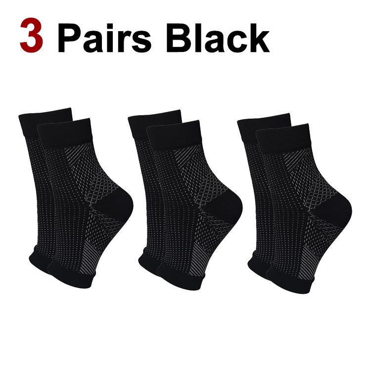 1/3 Pairs Alleviation Ankle Joint Support Unisex Pressure Socks Fashionable Sports Sweat Absorbing Breathable Compression Socks