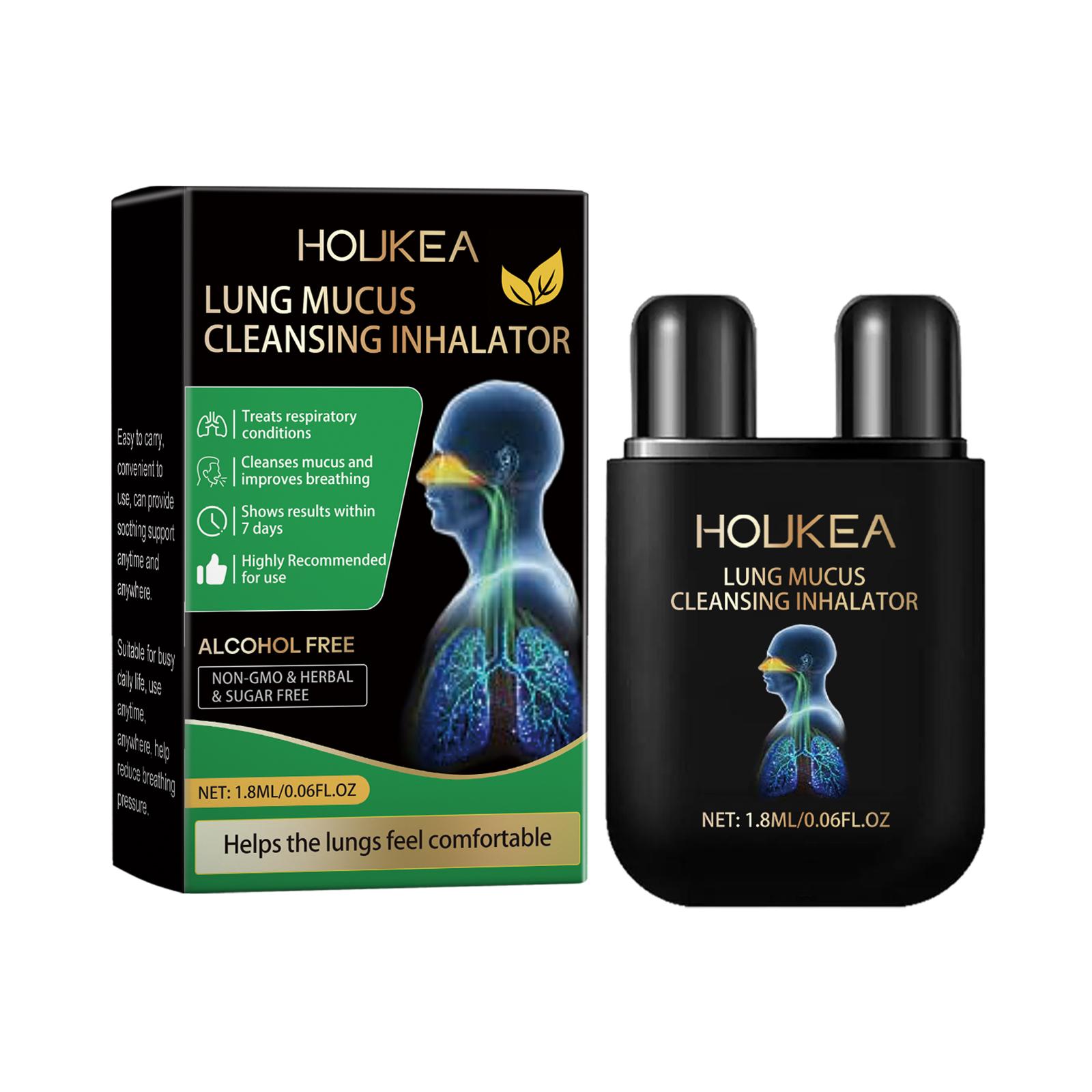 

Houkea Body Cleansing Nasal Aspirator Herbal Comfort for Nose Breathing Cleans the Respiratory Tract and Lungs