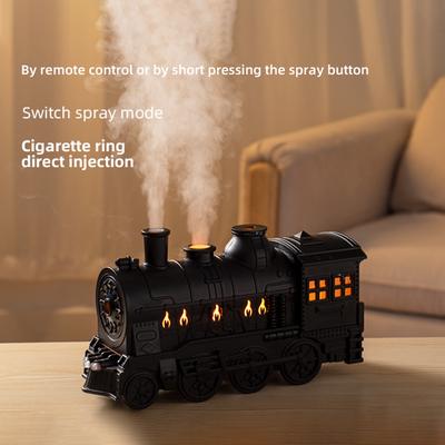 Dyfuzor olejków eterycznych Vintage Train do domu 300 ml dyfuzor do aromaterapii z dużym otworem i 2 typami