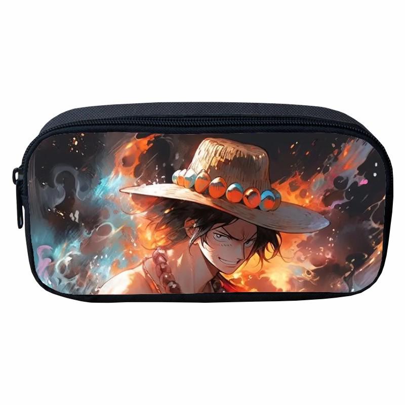 Children's Cartoon Pirate King Pencil Case - Stylish Storage for School Supplies