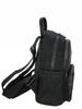 David Jones Women's Small City Backpack, Eco-leather, Black