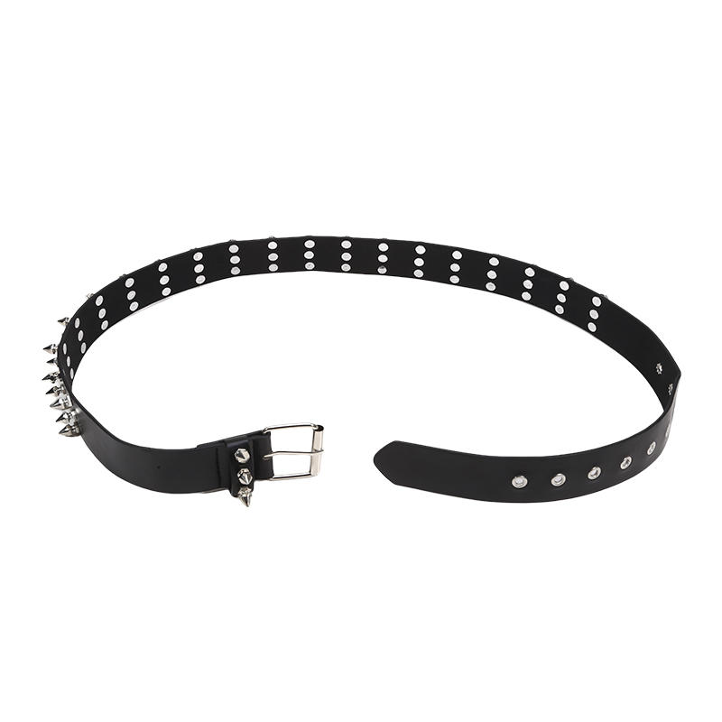 1PC Studded Belt Metal Punk Rock Rivet Belts For Women/Men Punk Belt Gothic Belt Accessories For Jeans Pants