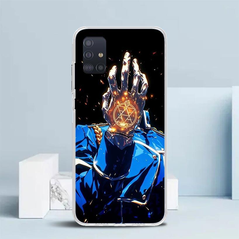 

Anime F-ullmetal A-Alchemist Phone Case For Samsung Galaxy A52 A32 A22 A12 A51 A50S A30S A10S Note 20 Ultra 10 S10 Plus A31 A20 Samsung Note 20