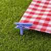 4 Stück Strandtuch-Befestigungsclip-Hering, Winddichte Outdoor-Picknickdecke Sandspikes, Tragbarer Deckenhalter Picknickmatte Klemmen