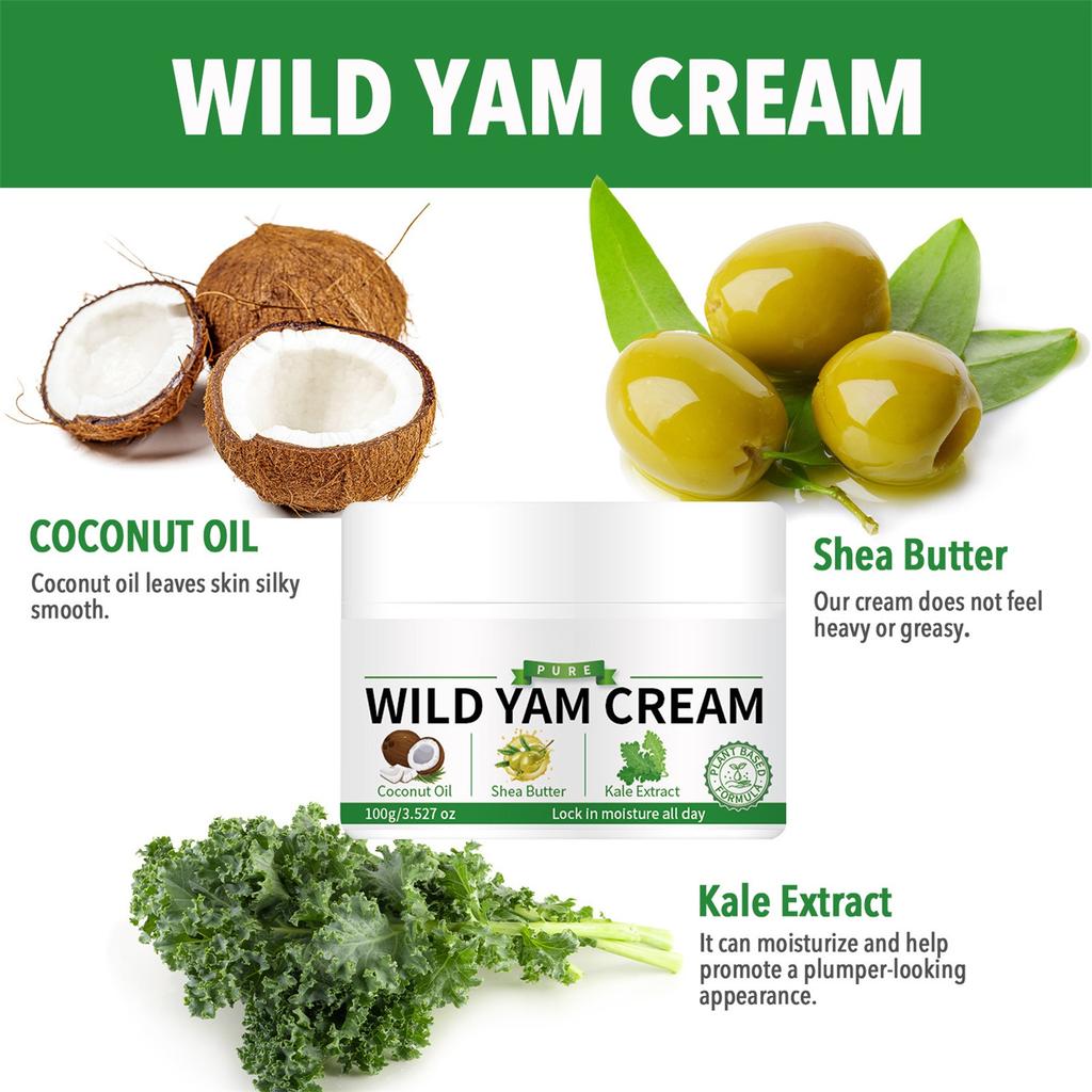 Wild Yam Cream 100g Deep Moisturizing Firming Body Lotion Serum Skin Care Lotion