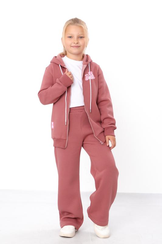 Pants – Girls' Palazzo Casual Loose Fit, Soft Fabric & Elastic Waist, Winte,r 6437-025 HC