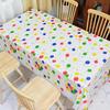 Disposable Starry Birthday Party PEVA Tablecloth - Rectangular, Waterproof & Oilproof