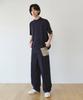 CHAMASPORTSLAB Csl Pocket Tuck Wide Pants-Navy