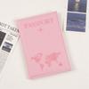 Passport Bag Protective Case, Anti-brush Document Multi-functional Storage Bag, Plain Texture Leather Travel Card Case Bag.