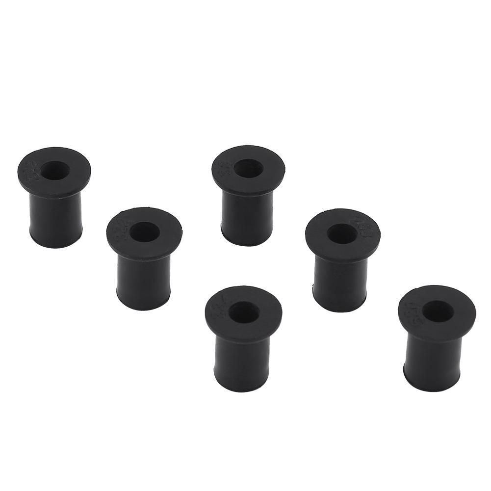 6pc M4 Durable Rubber Well Nuts Windshield Bolts for Motorcycles Kayak Canoe Boats