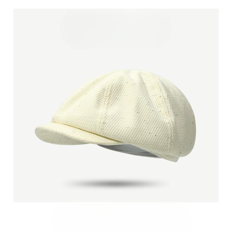 Autumn and Winter Casual Starry Clouds Beret Korean Versatile Face Showing Small Octagonal Hat Fashionable Windproof Painter Hat