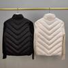 M High Version Autumn and Winter New Down Jacket Light Long Sleeve Wool Sleeve Casual Age Reduction Versatile