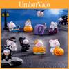 Schattige Halloween Beer En Elf Mini Beeldjes Hars Ambachtelijke Decoraties Diy