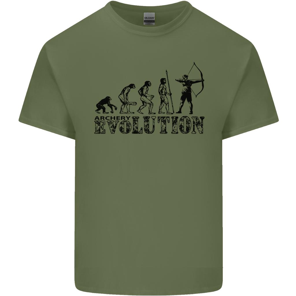 Evolution of an Archer Funny Archery Archer Unisexs Light Cotton TShirt