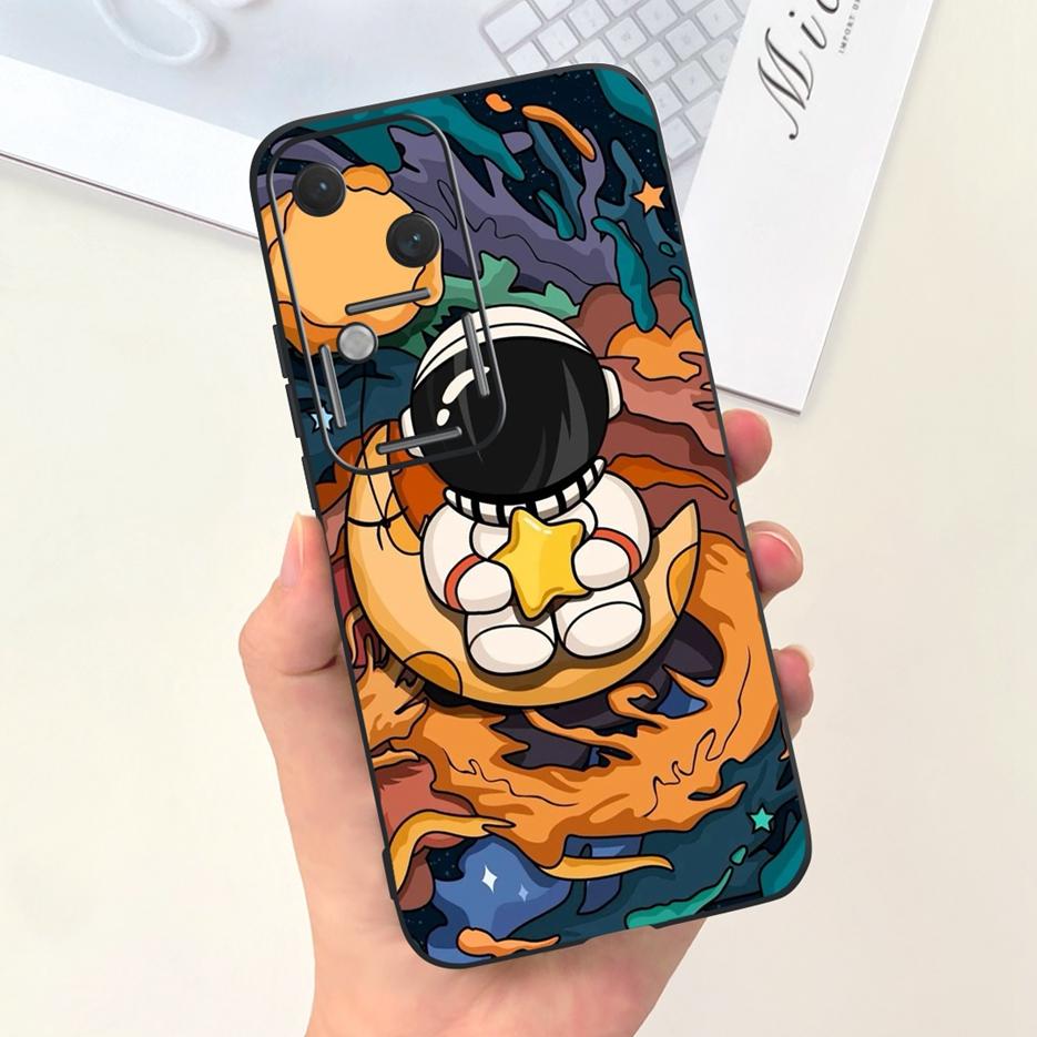 For Vivo V30 Pro Case V2319 Cute Fashion Cartoon Back Cover 6.78'' Soft Silicone Phone Case For Vivo V30 V 30 Pro VivoV30 Bumper
