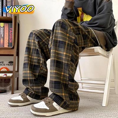 Pantaloni sportivi da uomo y2k casual da donna Pantaloni sportivi a gamba larga Pantaloni larghi stile coreano Vintage Pantaloni da uomo Streetwear