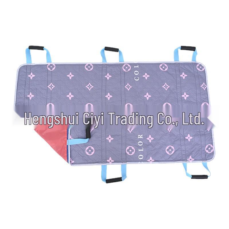 Elderly Transfer & Repositioning Pad - Breathable Pure Cotton Shift Pad for Bedridden Aid