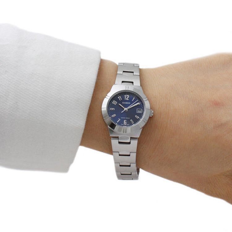 Casio Women's Standard Series Blue Watch LTP-1241D-2A2 LTP-1241D-2A2