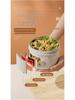 304 Stainless Steel Insulated Japanese-Style Bento Lunch Box - Microwaveable for Office Workers and Students