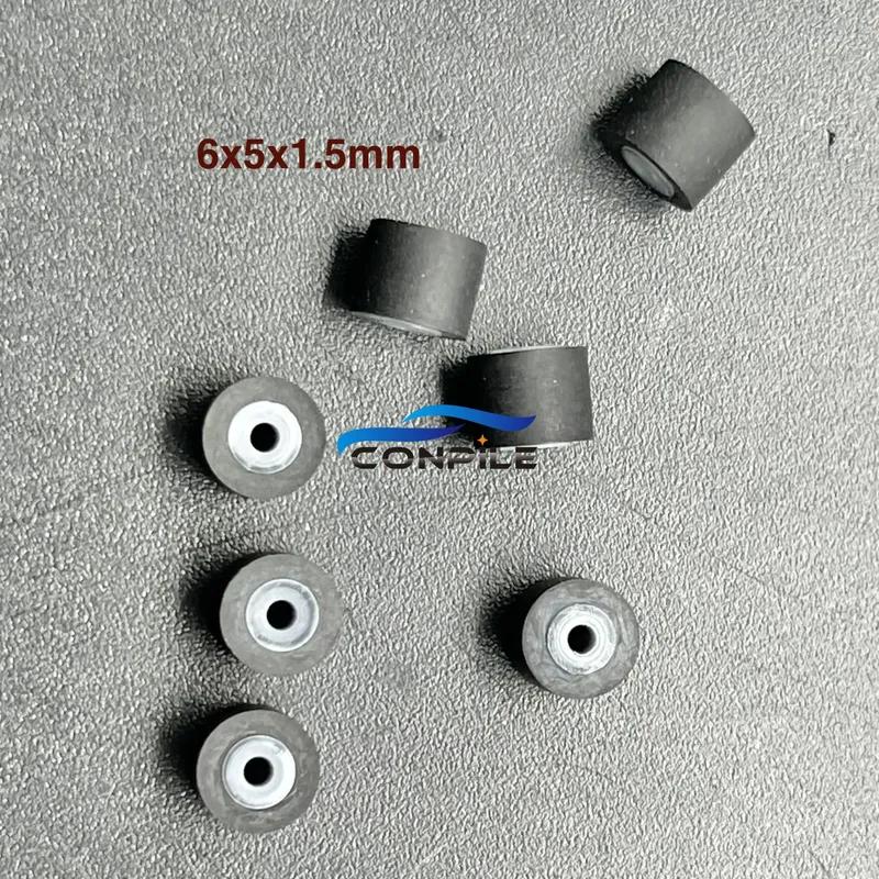 7pcs 6mmx5x1.5 pinch roller for tape recorder cassette deck Stereo player