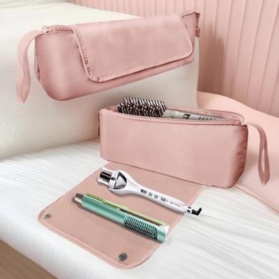 Pochette Organisateur pour Outils Capillaires en Polyester - Grande Capacité pour Sèche-cheveux Redresseur Outils de Coiffage Sac de Rangement de Voyage